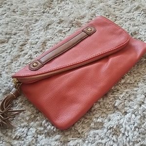 Aldo Orange Clutch or Should Bag